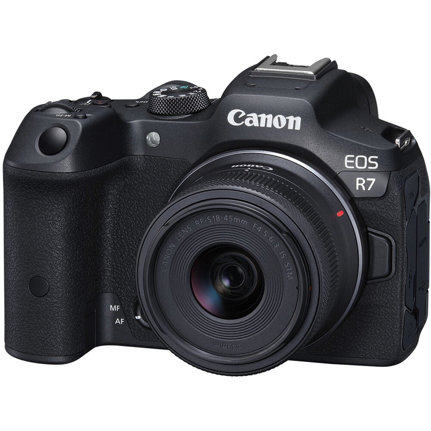 Canon EOS R7 Mirrorless Camera with 18-45mm, 75-300mm and 420