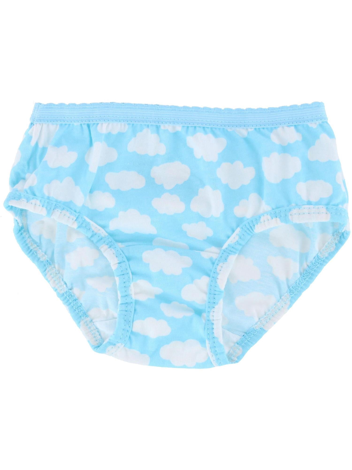 Fruit of the Loom Toddler Girl EverSoft Cotton Hipster Underwear, 10 Pack, Sizes 2T-5T