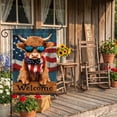 thumbnail image 7 of Memorial Day Saving!4th of July Decorations, Independence Day Garden Flag Arrival Digital Printed Linen Flag Outdoor Yard Decoration, 7 of 7