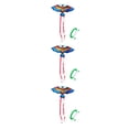 thumbnail image 4 of Vogacara Cometas voladoras de cometas de animales de dibujos animados para niños adultos unisex con asa suministros de juguetes de juegos Type1 NO1, 4 of 6