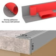 thumbnail image 4 of Stair Nosing Rubber Stair Edging, Non-Slip Self Adhesive Staircase Step Edge Protector, 3.3Ft Stair Edge Trim Peel and Stick Stair Nosing Vinyl Stair Nose for Outdoor & Indoor-Grey, 4 of 6