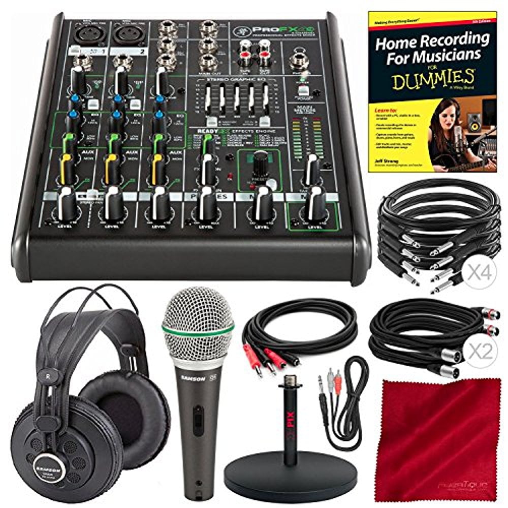 Mackie PROFX4V2 4Channel Compact Mixer with BuiltIn Effects and