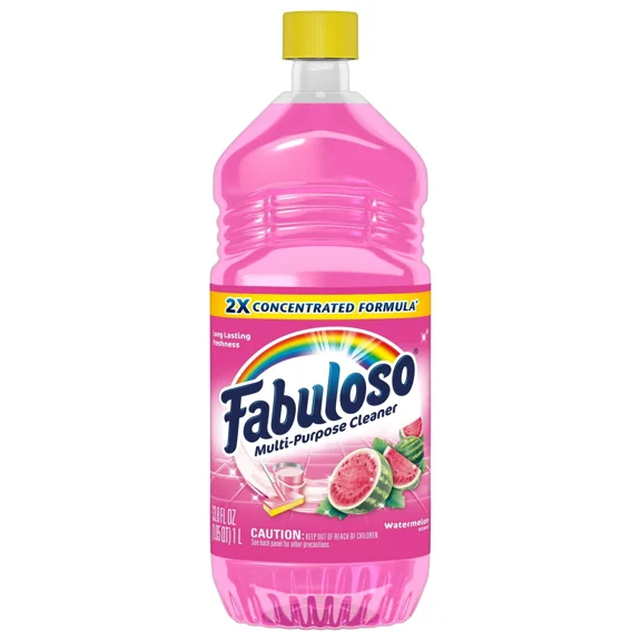 SIANA- Fabuloso Multi Surface All Purpose Floor Cleaner, Watermelon Scent, 33.8 Fl Oz
