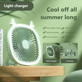 thumbnail image 4 of Fans That Blow Cold Air VibHome Up to 45% off! Multifunctional Night Light Small Fans Portable Mini Home Office Desktop Fans, 4 of 5