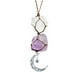 thumbnail image 2 of Colgante de estrella para coche con piedra de cristal de amatista, colgante de piedra preciosa precisa, energía de amatista natural, energía espiritual, propiedades curativas, marco de, 2 of 7