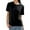 Black, variant on Womens Tops Dressy Casual ’s Ice Silk T Shirt for Sports Running Fitness Breathable Short Sleeve 2025 Trendy T Shirts M-7XL