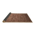 thumbnail image 2 of Ahgly Company Indoor Round Oriental Brown Industrial Area Rugs, 4' Round, 2 of 4