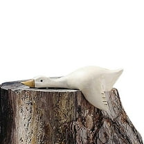 Wood Duck Decoy White 12"L x 3.5"W | Renovator's Supply