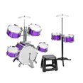 thumbnail image 2 of 7 Drum Set with Stool Thickened PVC Drumhead Musical Instruments for Beginners, 2 of 7