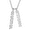 Silver, variant on Personalized Mother's Vertical Three-Name Necklace