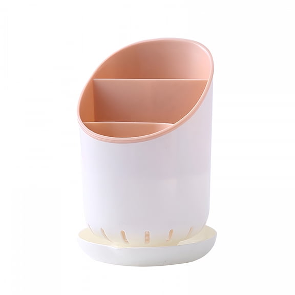 ACDANC 2026 New Kitchen Utensil Holder for Countertop Organizer 3 Compartments Storage Cooking Organizer Caddy Large Capacity Flatware Spoon Spatula Fork Gift