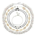 thumbnail image 1 of Collier Ras-du-Cou Coquillage Perle pour Femmes Collier Ras-du-Cou Hawaïen Coquillage Perles, 1 of 2