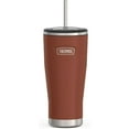 thumbnail image 1 of ICON Series by THERMOS Gobelet Froid en Acier Inoxydable avec Paille, 24 Onces, Saddle, 1 of 3