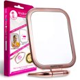 thumbnail image 1 of Majestique Table Top Double Side Makeup Mirror (190 Gm) Rose Gold, 1 of 5