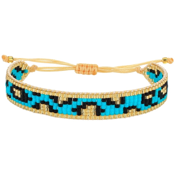 KELITCH Miyuki Beads Charm Bracelet Handmade Leopard Pattern Beads Wrap Bracelet Jewelry For Women
