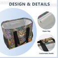 thumbnail image 4 of Large Hand-Held Storage Bag Kitchen Reusable Grocery Bags， Travel Tote Bags， Waterproof Tote，Laundry Bag，Beach Bag， Pool Bag Garden Cute Cat, 4 of 8