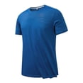 thumbnail image 4 of Mens Crew Neck T-Shirts Short Sleeve UPF 50+ Lightweight Moisture Wicking Casual Basic Tee Shirts Big and Tall Size M-5XL Blue, 4 of 9