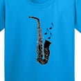 thumbnail image 4 of Inktastic Saxophone Musician Band Idea Youth T-Shirt, 4 of 5