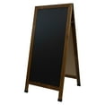 thumbnail image 6 of Sunnydaze Magnetic A-Frame Chalkboard Sign, 57" x 27", with Chalk (Rustic Brown), 6 of 8