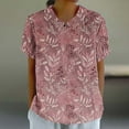 thumbnail image 2 of My Orders Cute Summer Tops for Women, Blouses & Button-Down Shirts Stretch Yoga Tops Woman Shelf Bra Womens Summer Tops Dressy Casual 3/4 Sleeve Summer Shirts for Teens Modest, 2 of 5