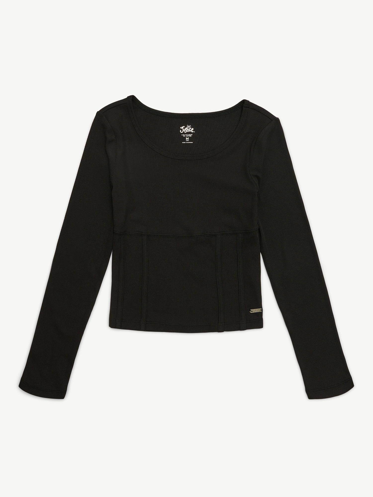 Justice Girls Base Layer Top, Sizes XS - XLP