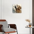 thumbnail image 2 of Square Wall Clock,Golden Retriever With Soft And Gentle Light,Silent Non-Ticking Wall Clock Decor for Home Office Kitchen Living Room Bedroom(16inch), 2 of 4