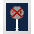 thumbnail image 1 of Robinson, Tamara 26x32 White Modern Wood Framed Museum Art Print Titled - Railroad, 1 of 4