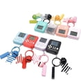 thumbnail image 1 of Mini Game Tetris Keychain Bell Pentagram Backpack Charm Pocket Child Portable Puzzle Game Toy Game Keychain, 1 of 5