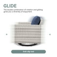 thumbnail image 6 of POCASSY 74" Wide Outdoor Wicker Patio Sofa with Cushions, 6 of 11