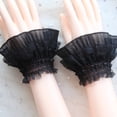 thumbnail image 4 of Poignets de Poignet pour Femmes Dames Ados, Fausse Manche, Femmes Douces Fausses Manches Chauffe-Poignets, 4 of 5
