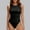 Black, variant on Women's Shapewear Bodysuit Seamless Full Body For Everyday Wear With Snap Closure Define Waist Band Trainer Waist Trainer for Women Long Torso plus Size Neoprene Sweat Waist Trainer