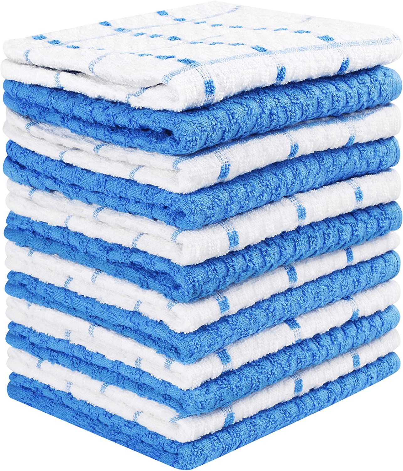 KEEPOZ Kitchen Towels, 15 x 25 Inches, 100% Ring Spun Cotton Super Soft and  Highly