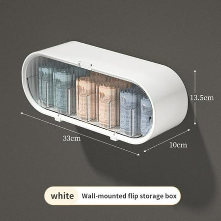 

Wall-mounted Underwear Sock Storage Box Closet Bra Garments Holder Bin Drawer Case Large Cloth Compartment Box Space-saving New