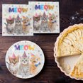thumbnail image 2 of CIMAXIC Party 1 Set Cats Party Decorations Set Paper Plates and Napkin Cat Party Decoration,7.01"X7.01"X0.51", 2 of 4