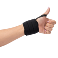 thumbnail image 1 of Muñequera Deportiva Ajustable Con Soporte Pulgar Neopreno WT-046, Color Negro, Talla Universal, 1 of 10