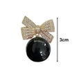 thumbnail image 5 of Mightlink 1 Pair Bowknot Round Bead Pendant Stud Earrings Women Elegant Inlaid Drop Earrings Jewelry Gift, 5 of 6