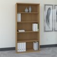 thumbnail image 2 of Double Open Bookcase Light Oak, 2 of 4