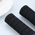 thumbnail image 4 of EeaseMX empuñaduras de manillar para bicicleta de carreras, motocicleta, de esponja, antideslizantes (azul y negro), 4 of 7