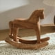 thumbnail image 4 of 2X Caballo Balancín de Madera Tallada Vintage con Animales Decorados con Figuras de Caballos Artesanales Talladas en Madera para la Decoración del Hogar, 4 of 5
