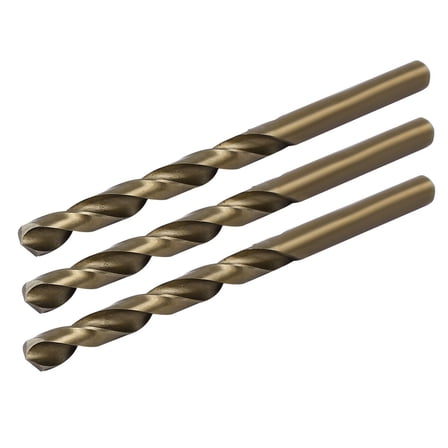 6.7mm Drilling Dia Straight Shank HSS Cobalt Metric Twist Drill Bit 3pcs
