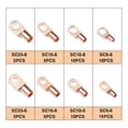thumbnail image 3 of Terminales de cable Irfora 125PCS / Box Kit surtido de orejetas de alambre Incluye 65PCS Terminales de anillo de cobre Conectores engarzados 60PCS Tubo termorretráctil para vehículo Barco marino Irfora Terminales de cable, 3 of 7
