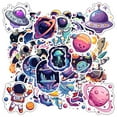 thumbnail image 3 of 35pcs-50pcs Cute Astronaut Stickers Space Stationery Stickers Planet Kids Stickers for Laptops Suitcases Phones, 3 of 9