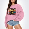 thumbnail image 1 of TINZ Chandails Imprimés Automne et Hiver pour Femmes Haut Usé Chandails Graphiques pour Femmes T-Shirt Coloré, 1 of 4