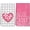 Pink, variant on Valentine''s Day Kitchen Towel Pink Hello Love Dish Towels 18 x 26 Inch Watercolor Hearts Gray White Plaid Hand Drying Tea Towel for Weing Anniversary Cooking Baking, Set of 2