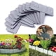 thumbnail image 4 of Borde de césped con aspecto de piedra Borde de plástico para césped Borde de corte Borde de plástico Piedras para bordes de césped para jardín Borde 24,5 x 23 cm, 20 piezas (gris), 4 of 5