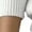 White, variant on Women's Cable Knit Sweater with Shawl Collar Long Sleeve Henley Pullover with 3 Button Neck Ribbed Cuffs and Hem Relaxed Cable Knit Sweater Top Women's Pullover Beige L