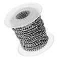 thumbnail image 1 of Cadenas de acero inoxidable 10 yardas 1.5 mm 2.5 mm 3 mm perfecl Cadenas de bolas, 1 of 8
