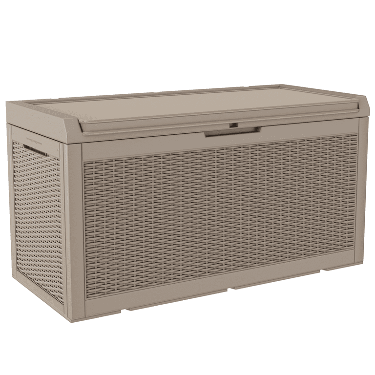 Deck box sale with seat cushion
