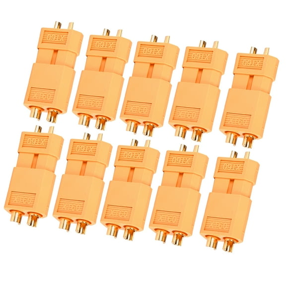 10 Pairs Replacement XT60 Male & Female Bullet Connectors Plug for RC Drone Multirotor FPV