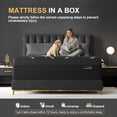 thumbnail image 2 of LuckyLotus Twin Mattress 14 inch Hybrid Twin Size Mattress in a Box Gel Memory Foam & Pocket Springs Medium Firm Pressure Relief Strong Edge Support Black, 2 of 11